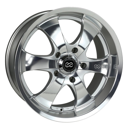 Enkei M6 Universal Truck & SUV 17x8 10mm Offset 6x139.7 BP 108.6mm Bore Mirror Finish Wheel