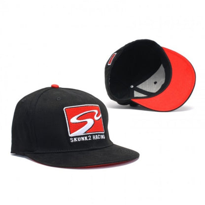 Skunk2 Team Baseball Cap Racetrack Logo (Black) - S/M