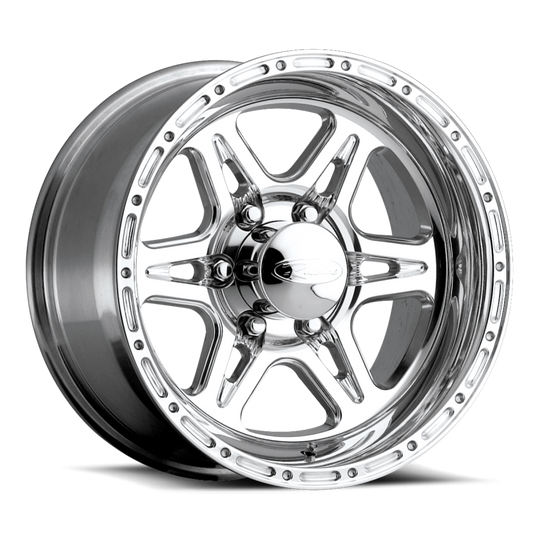 Raceline 886 Renegade 17x9in / 6x139.7 BP / 0mm Offset / 107.95mm Bore - Polished Wheel