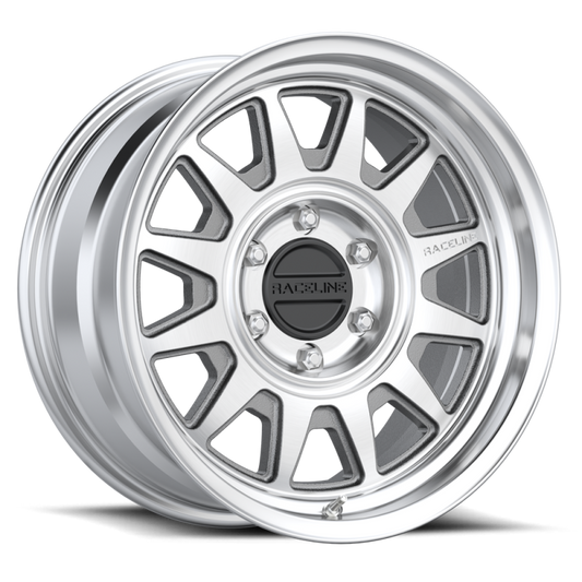 Raceline 952MC Aero 17x8.5in / 6x135 BP / 0mm Offset / 87.1mm Bore - Machined Wheel