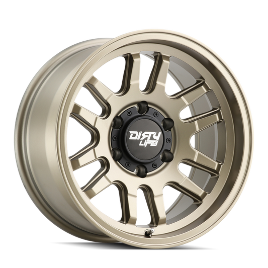 Dirty Life 9310 Canyon 17x9 / 5x127 BP / -38mm Offset / 71.5mm Hub Satin Gold Wheel