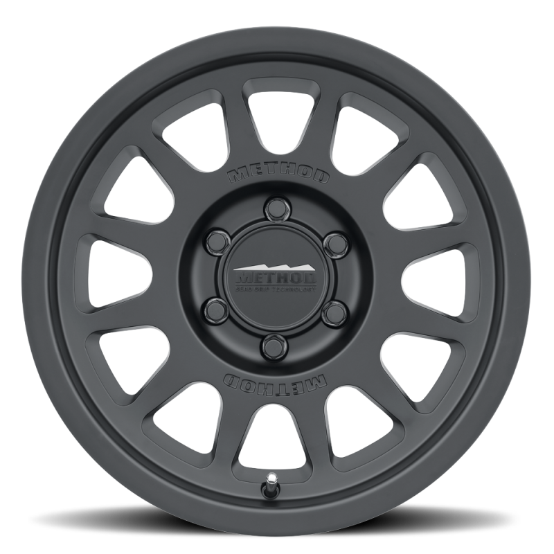 Method MR703 17x8.5 0mm Offset 6x5.5 106.25mm CB Matte Black Wheel