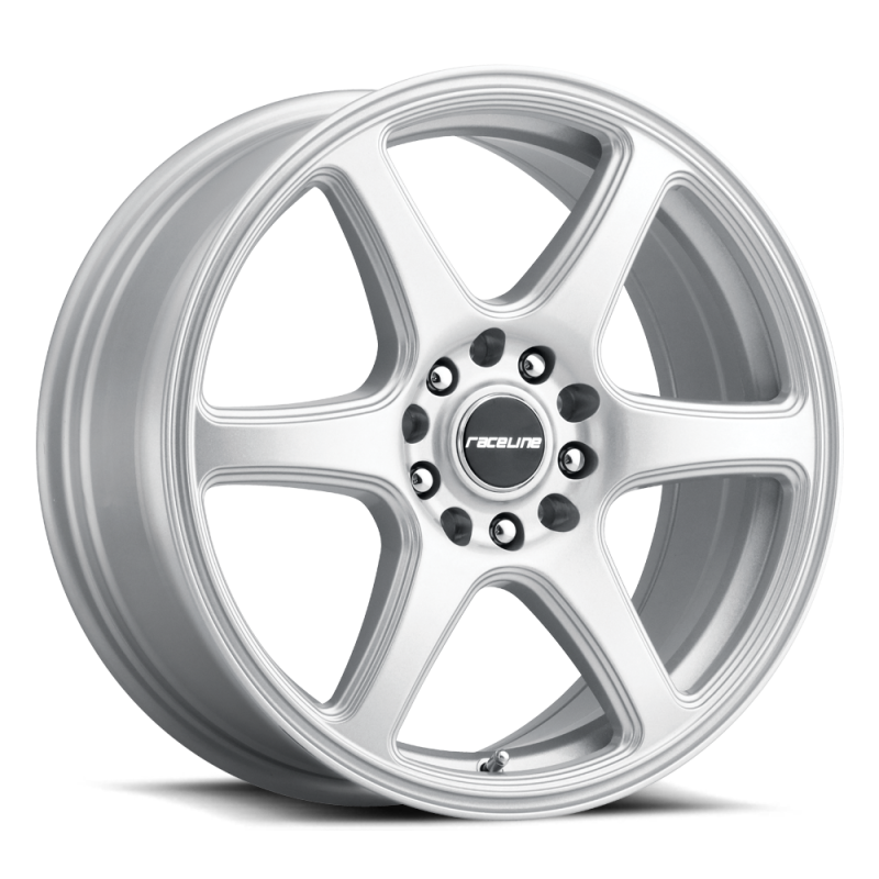 Raceline 146S Matrix 16x7in / 5x100/5x114.3 BP / 40mm Offset / 72.62mm Bore - Gloss Silver Wheel