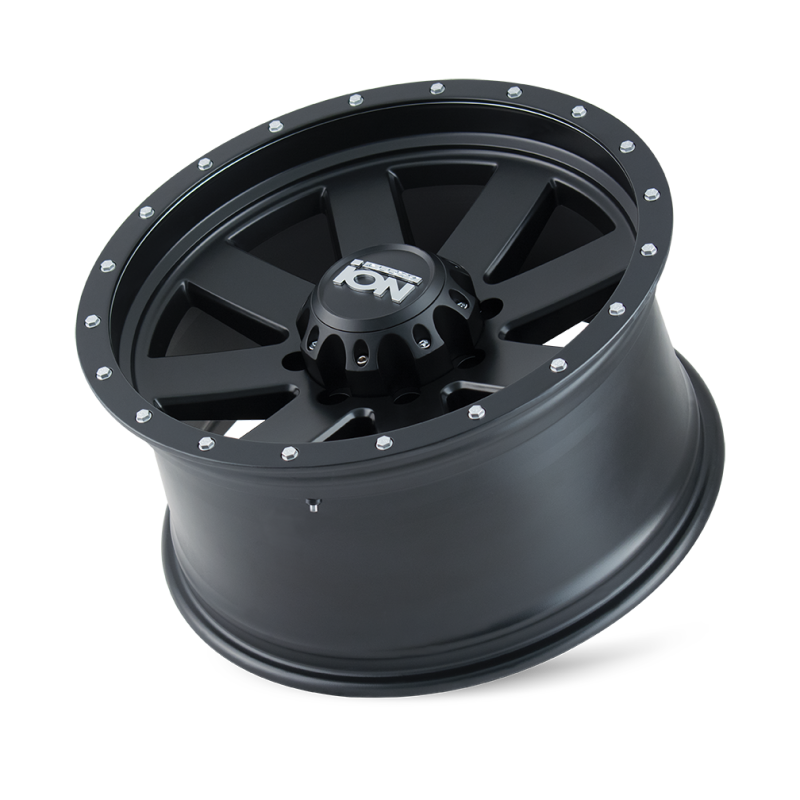 ION Type 134 20x9 / 8x170 BP / 0mm Offset / 130.8mm Hub Matte Gunmetal/Black Beadlock Wheel