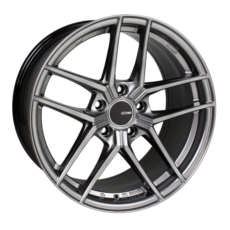 Enkei TY5 19x8.5 5x114.3 35mm Offset 72.6mm Bore Hyper Silver Wheel