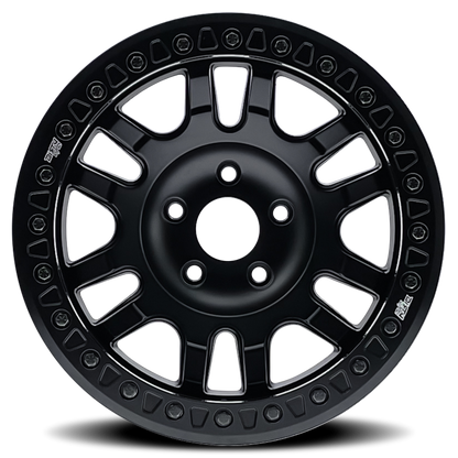 Dirty Life 9314 Canyon Race 17x9 / 8x165.1 BP / -12mm Offset / 130.8mm Hub Matte Black Wheel