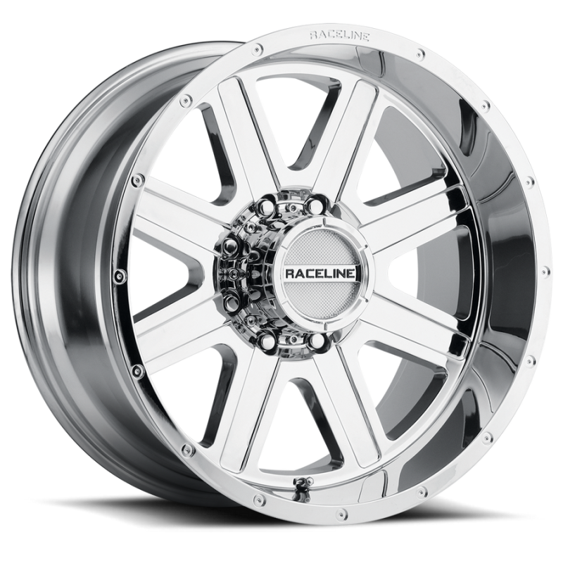 Raceline 940C Hostage 17x9in / 5x127 BP / 0mm Offset / 78.1mm Bore - Chrome Wheel