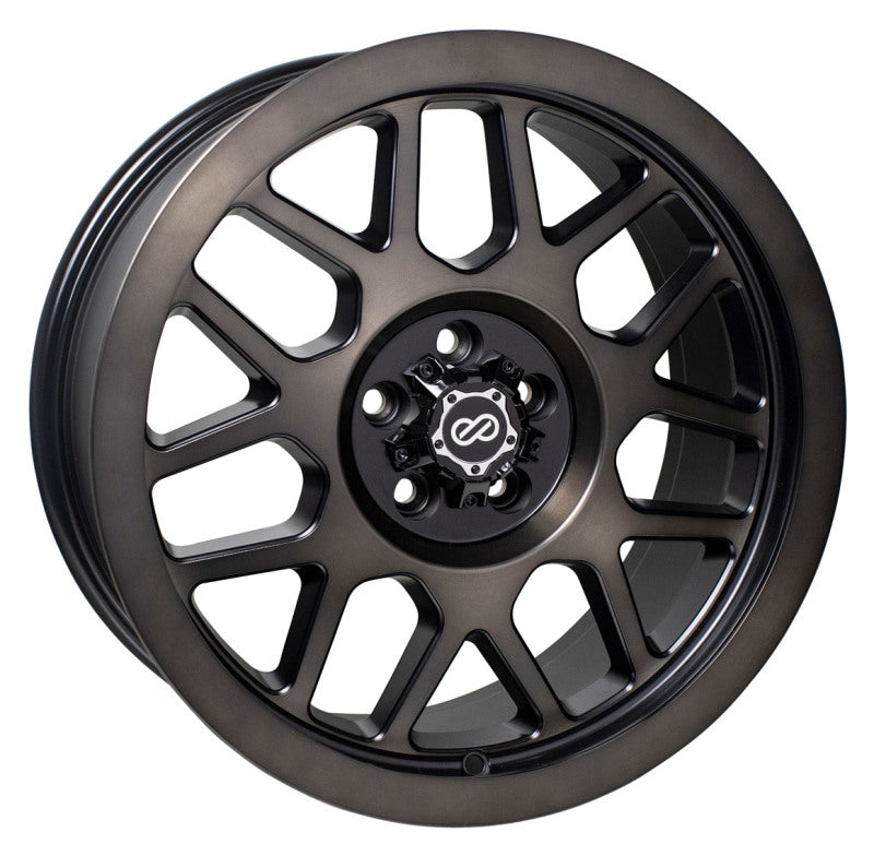 Enkei Matrix 17x9 6x139.7 10mm Offset 108mm Bore Brushed Black Wheel