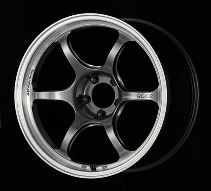 Advan RG-D2 18x10.0 +35 5-114.3 Machining & Racing Hyper Black Wheel