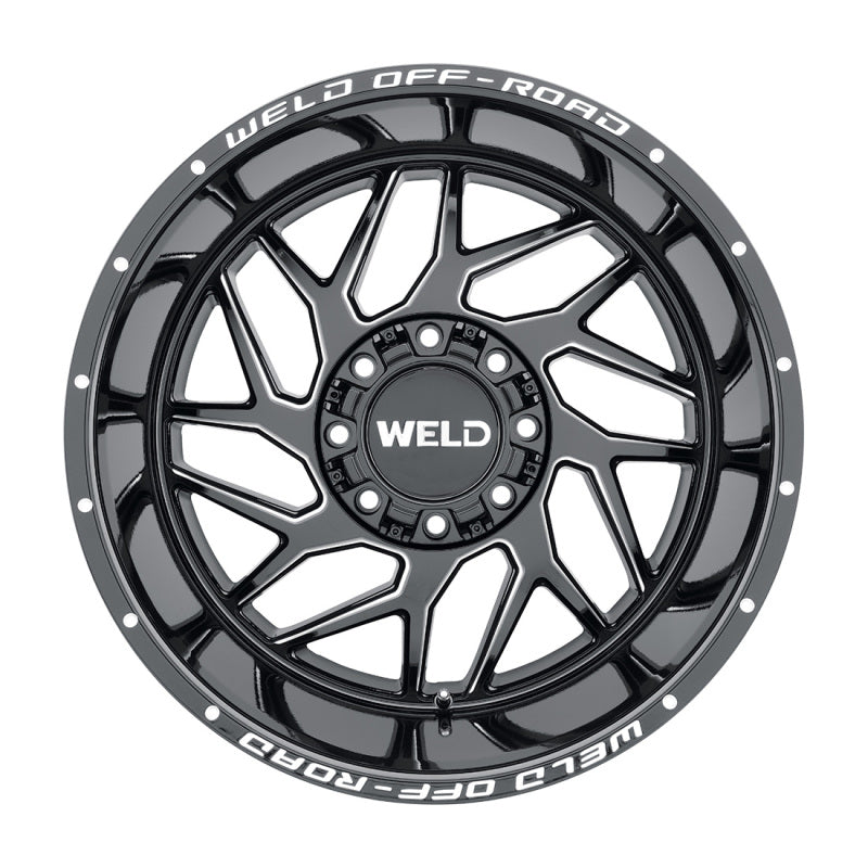 Weld Off-Road W117 20X9 Fulcrum 6X135 6X139.7 ET20 BS5.75 Gloss Black MIL 106.1