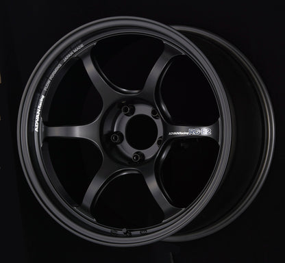 Advan RG-D2 18x7.5 +47 5-114.3 Semi Gloss Black Wheel