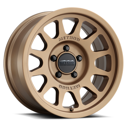 Method MR703 17x8.5 0mm Offset 5x5 71.5mm CB Method Bronze Wheel