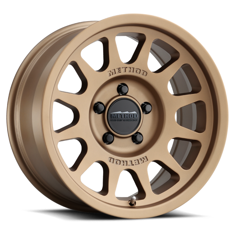 Method MR703 17x7.5 +50mm Offset 5x160 65mm CB Method Bronze Wheel