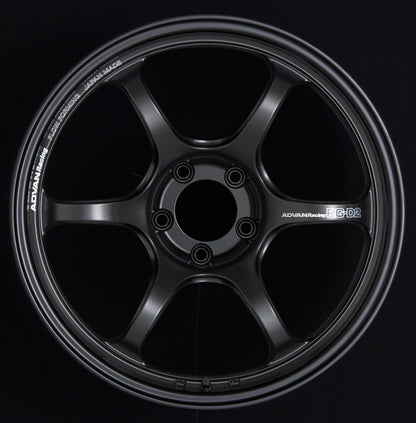 Advan RG-D2 18x9.0 +51 5-120 Semi Gloss Black Wheel