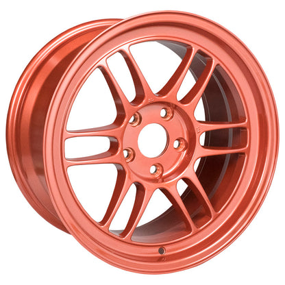 Enkei RPF1 17x9 5x114.3 35mm Offset 73mm Bore Orange Wheel