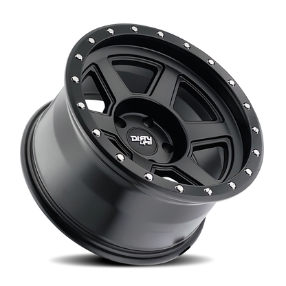 Dirty Life 9315 Compound 17x9 / 5x127 BP / -12mm Offset / 78.1mm Hub Matte Black Wheel