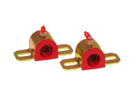 Prothane Universal Greasable Sway Bar Bushings - 22MM - Type A Bracket - Red