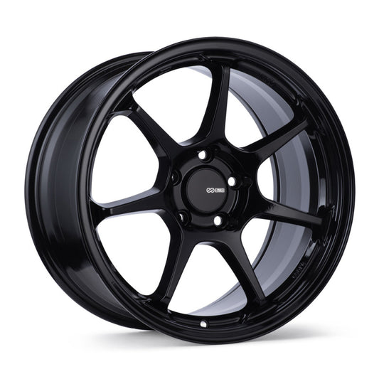 Enkei TS-7 18x8 5x114.3 45mm Offset 72.6mm Bore Gloss Black Wheel