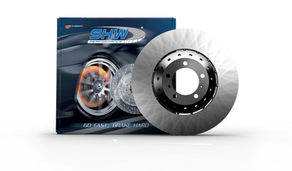 SHW 19-20 Ford Mustang Shelby GT350 5.2L (From 2/4/2019) Rear Smooth Lightweight Brake Rotor