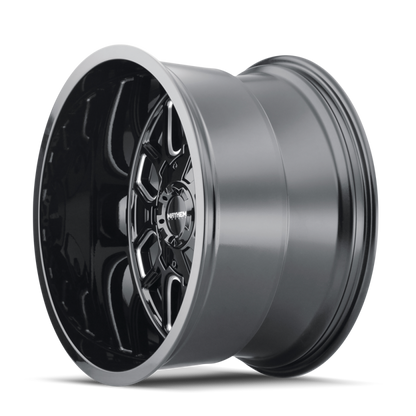 Mayhem 8107 Cogent 20x10 / 6x135 BP / -19mm Offset / 106mm Hub Black w/ Milled Spokes Wheel