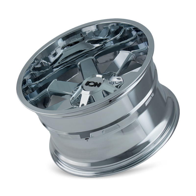 ION Type 141 20x12 / 8x165.1 BP / -44mm Offset / 130.8mm Hub Chrome Wheel