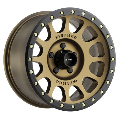 Method MR305 NV 18x9 0mm Offset 5x150 116.5mm CB Method Bronze/Black Street Loc Wheel