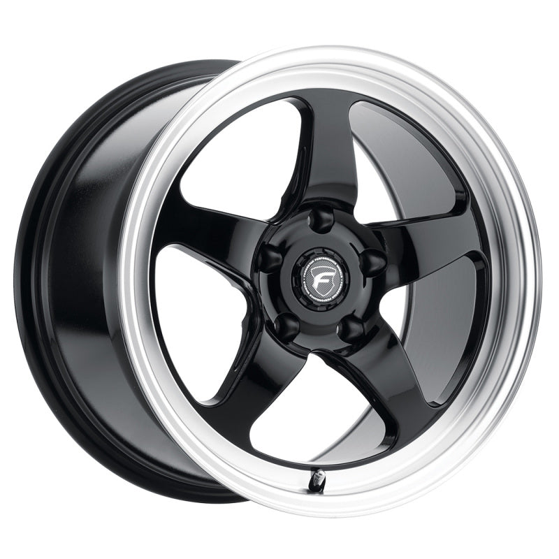 Forgestar D5 18x10 / 5x114.3 BP / ET22 / 6.4in BS Gloss Black Wheel