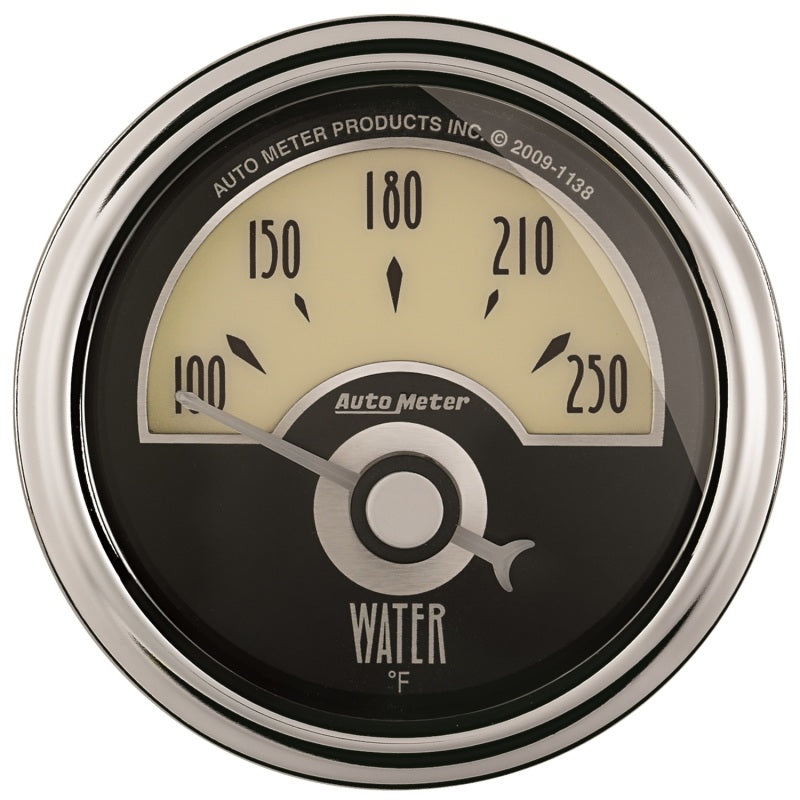 AutoMeter Gauge Water Temp 2-1/16in. 250 Deg. F Elec Cruiser Ad