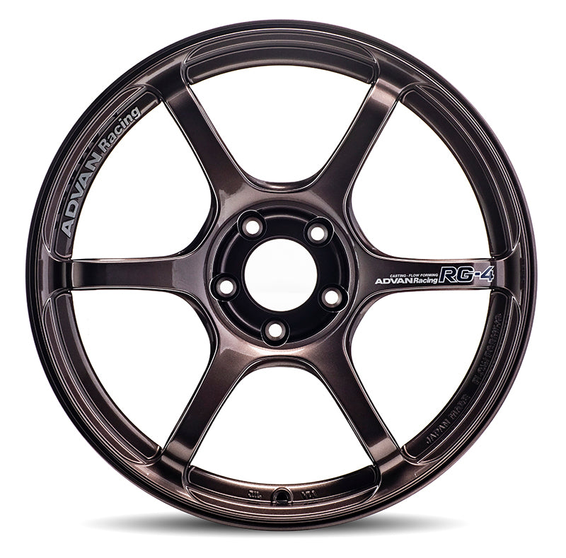 Advan RG-4 18x8 +44 5-114.3 Racing Copper Bronze Wheel