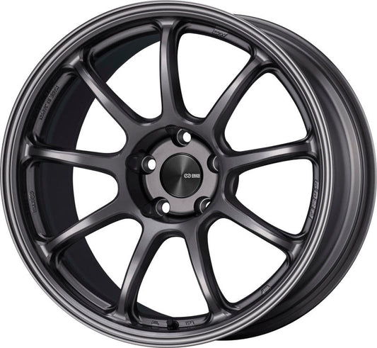 Enkei PF09 18x10.5 5x114.3 38mm Offset 75mm Bore Dark Silver Wheel