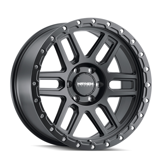 Mayhem 8304 Delta 20x9 / 6x139.7 BP / 0mm Offset / 106mm Hub Matte Black Wheel