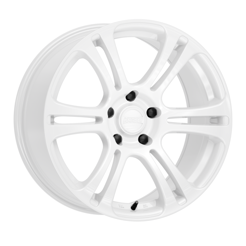 Kansei K16W Neo 18x9.5in / 5x100 BP / 22mm Offset / 73.1mm Bore - Gloss White Wheel