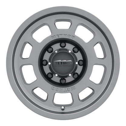 Method MR705 17x8.5 0mm Offset 8x170 130.81mm CB Titanium Wheel