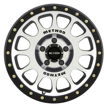 Method MR305 NV 17x8.5 0mm Offset 5x150 116.5mm CB Machined/Black Street Loc Wheel