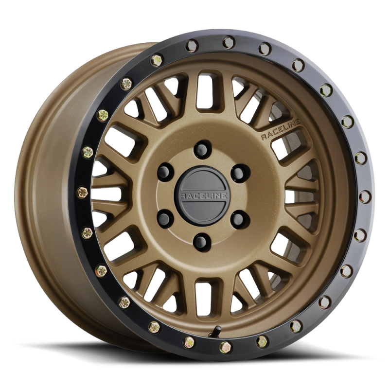 Raceline 951BZ Ryno 17x8.5in / 6x135 BP / 18mm Offset / 87.1mm Bore - Bronze Wheel