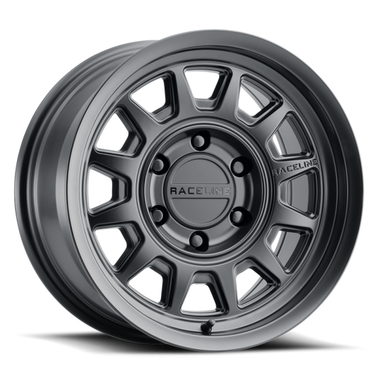 Raceline 952B Aero 16x8in / 6x139.7 BP / -6mm Offset / 106.1mm Bore - Satin Black Wheel