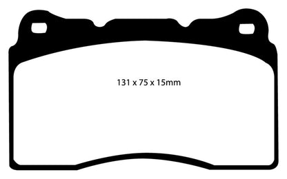 EBC 04-05 Cadillac CTS-V 5.7 Bluestuff Front Brake Pads