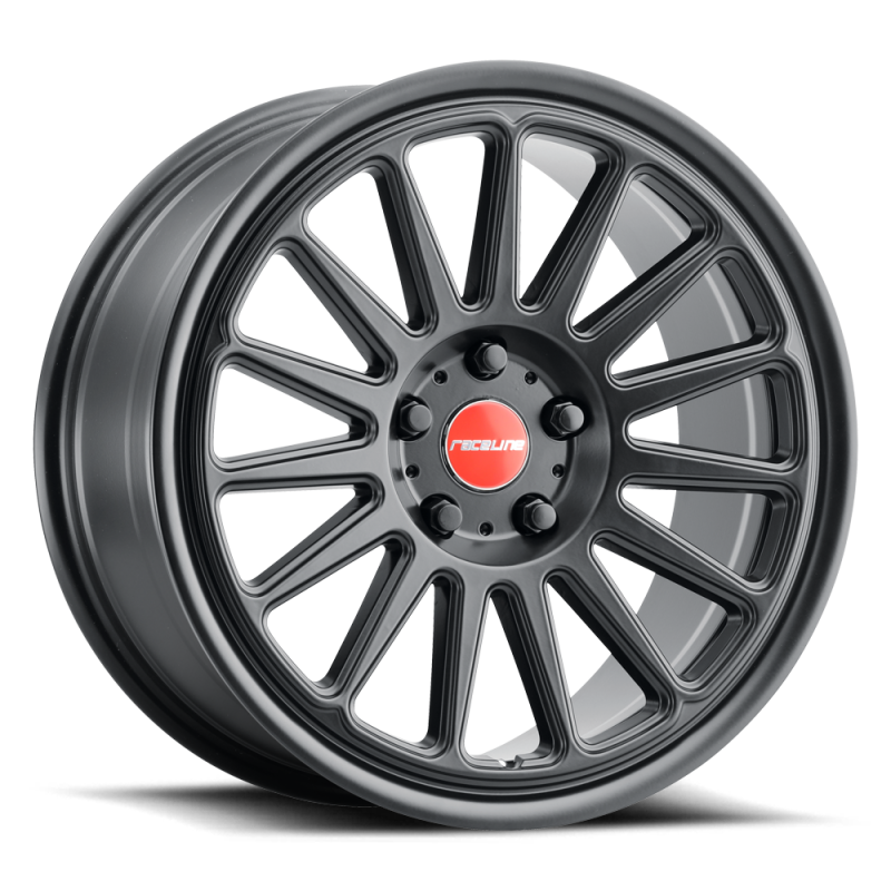 Raceline 315B Grip 18x9.5in / 5x112 BP / 35mm Offset / 66.6mm Bore - Satin Black Wheel