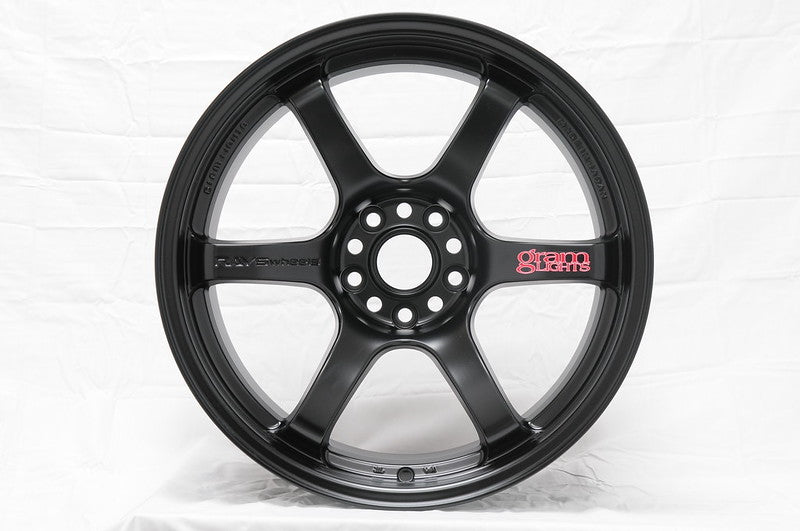 Gram Lights 57DR 19x10.5 +22 5-112 Semi Gloss Black Wheel