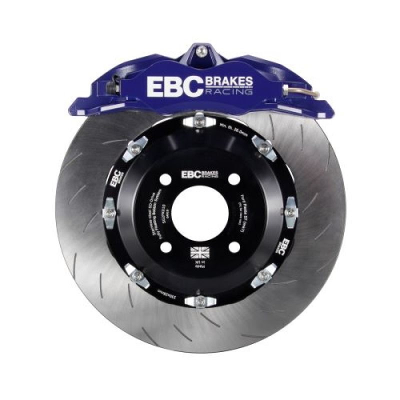 EBC Racing 15-17 Ford Fiesta (Mk7) Blue Apollo-4 Calipers 300mm Rotors Front Big Brake Kit