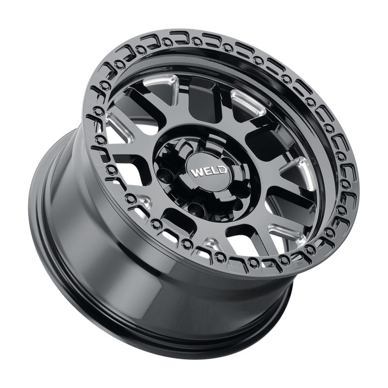 Weld Off-Road W105 17X9.0 Cinch 6X135 6X139.7 ET-12 BS4.50 Gloss Black MIL 106.1