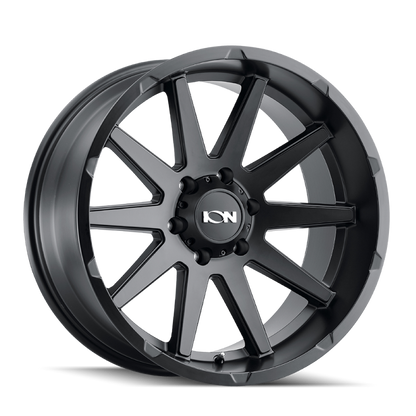 ION Type 143 17x9 / 6x139.7 BP / -12mm Offset / 106mm Hub Matte Black Wheel