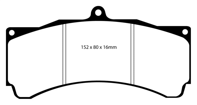 EBC Brakes Yellowstuff Performance Brake Pads