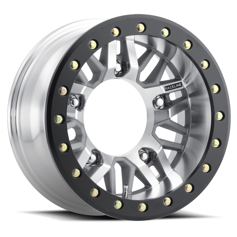 Raceline RT260M Ryno 17x6.5in / 5x205 BP / -19mm Offset / 83.82mm Bore - Machined Beadlock Wheel