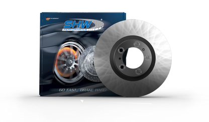 SHW 16-19 Volkswagen GTI 2.0L Rear Smooth Monobloc Brake Rotor