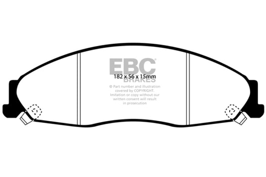 EBC 02-05 Cadillac CTS 2.6 Ultimax2 Front Brake Pads