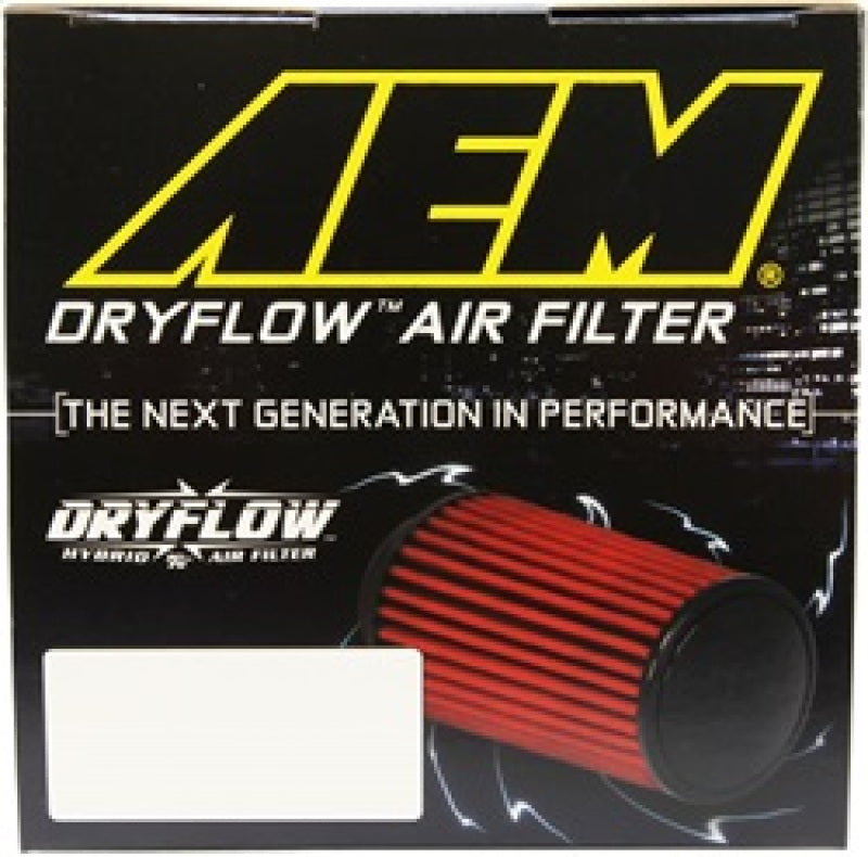 AEM DryFlow Conical Air Filter 5.5in Base OD / 4.75in Top OD / 5in Height