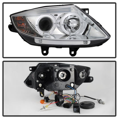 Spyder BMW Z4 03-08 Projector Headlights Xenon/HID Model Only - LED Halo Chrome PRO-YD-BMWZ403-HID-C