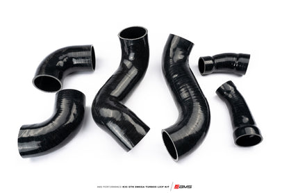 AMS Performance  Nissan R35 GTR Omega Turbo Kit 3in Lower Intercooler Pipes