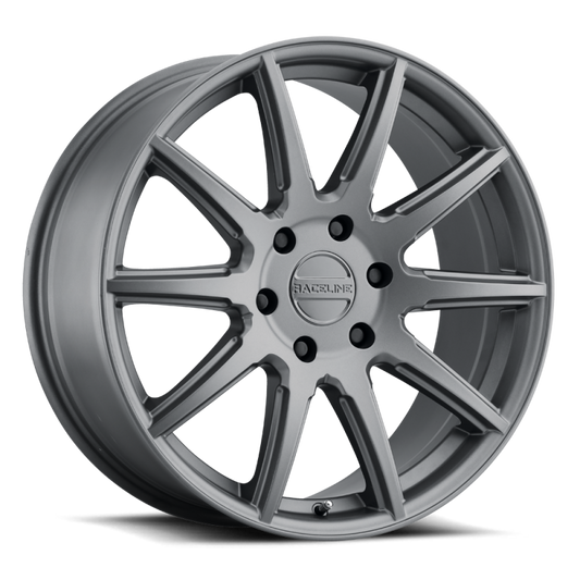 Raceline 159G Spike 20x8.5in / 6x135 BP / 35mm Offset / 87.1mm Bore - Gunmetal Wheel